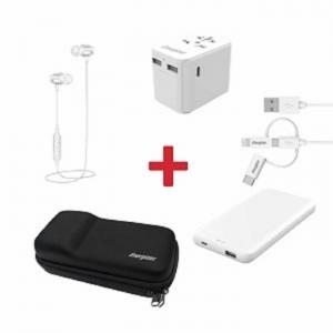 Energizer 5 Accessories Travel Pack White/Black TPIPHONE - Energizer