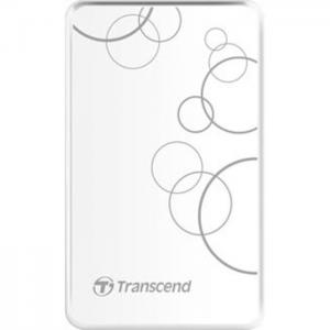 Transcend ts1tsj25a3w storejet 25a3 portable hard drive 1tb white - transcend