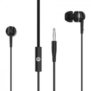 Motorola earbuds 105 wired in ear headset black - motorola