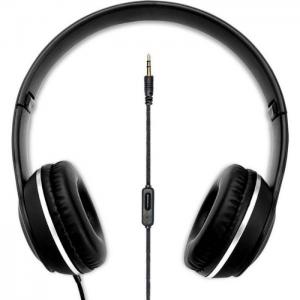 Intex roar 101 wired on ear headset black - intex