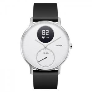 Nokia hwa03 steel hr watch 36mm white - nokia
