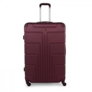 Senator 20" abs spinner luggage trolley case burgundy - senator