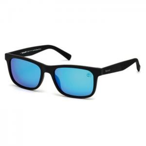 Timberland Full Rim Black Plastic Polarized Men Sunglasses TB914105H55 - Timberland