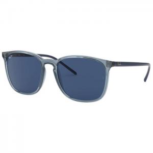 RayBan New Squared Trans Blue Unisex Sunglasses - Ray-Ban