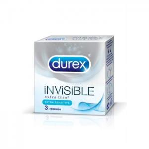 Durex invisible condoms pack of 3pcs - durex