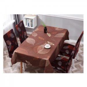 Leaves & butterfly design table cloth with dining chair cover - deals for less