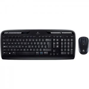 Logitech 920003983 mk330 wireless desktop keyboard & mouse black - logitech