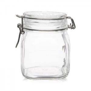 Bormioli rocco fido clip jar clear 1l - bormioli rocco