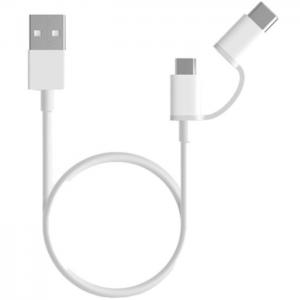 Xiaomi 2-in-1 USB Cable (Micro USB to Type C) 0.1M - White - Xiaomi