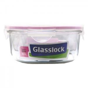 Glasslock round lunch box clear 950ml - glasslock