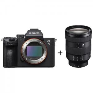 Sony alpha a7 iii mirrorless digital camera black with fe 24-105mm f/4 g oss lens - sony