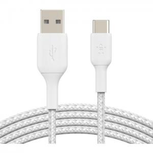 Belkin Braided USB Type-C Cable 1m White - Belkin