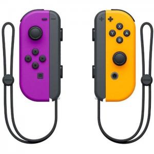 Nintendo switch joy-con pair purple/orange - nintendo switch