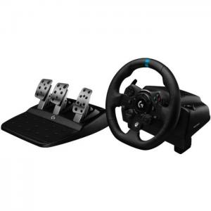 Logitech g923 racing wheel with pad black for xbox - logitech