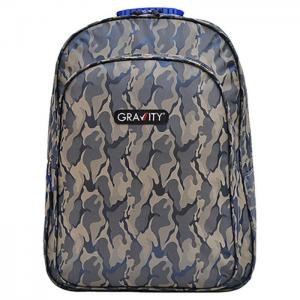 Gravity camofalogue grey 17" backpack - gravity
