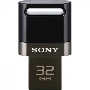 Sony usm32sa3 usb on the go flash drive 32gb black - sony
