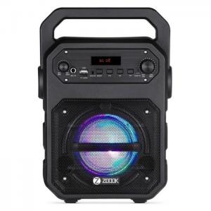 Zoook bluetooth speaker with thunder karaoke mic - black - zoook