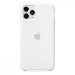 Apple Silicone Case White iPhone 11 Pro Max - Apple