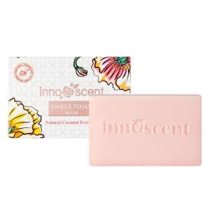 Natural coconut soap with sweet roses - innoscent