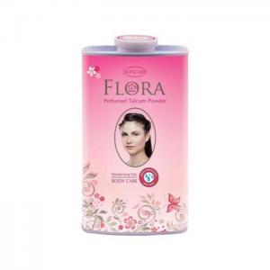 Flora perfumed talcum powder - skinwhite