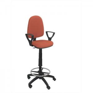 Office stool ayna bali brown fixed arms
