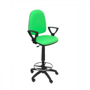 Office stool ayna bali pistachio green fixed arms