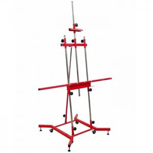 Goya xl red/chrome painting easel
