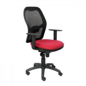 Office chair jorquera black mesh bali garnet seat