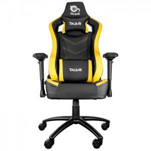 Talius vulture black/yellow butterfly gaming chair, nylon base, nylon wheels, 4d