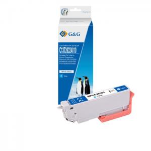 Compatible g&g epson t2632/t2612 (26xl) cyan ink - replaces c13t26324012/c13t26124012