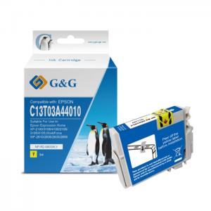 Compatible g&g epson 603xl yellow ink - replaces c13t03a44010/c13t03u44010