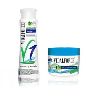 Pack V1Shampoo V1 + BIO Conditioner-Certified Natural - Frist Symptoms of Hair Loss - VidalForce