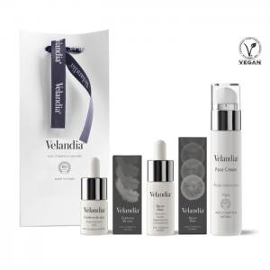 Man cosmetic pack: facial cream 50ml - serum man 30ml. - eye contour 15ml. - velandia