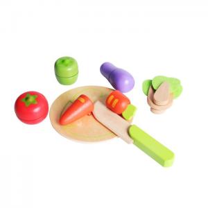 GAME WOODEN CUT FOOD: VEGETABLES - JUGUETES Y PELUCHES NEO