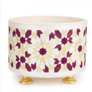 White faux leather box - Coin Home