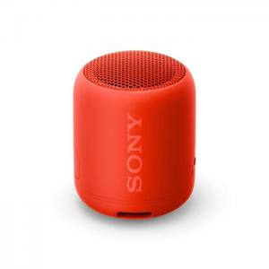 Sony srs-xb12 extra bass portable bluetooth speaker, red (srsxb12/r) - modern electronics sony