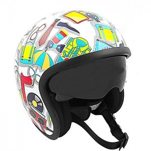 Motorcycle helmet open face - ken rod