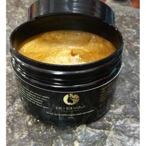 Black Soap With Argan And Curcumint - Bio rihana