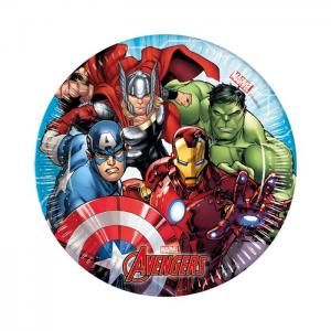 8 paper plates 20cm -  mighty avengers - we fiesta