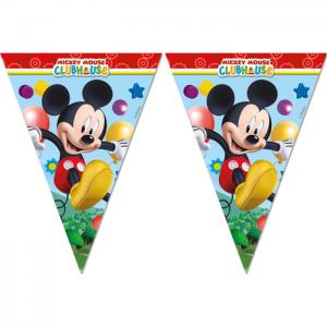 1 triangle flag banner (9 flags) - playful mickey - we fiesta