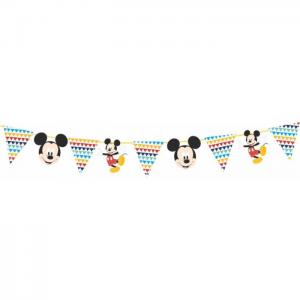 1 triangle flag banner (9 flags) - awesome mickey - we fiesta