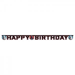 1 "happy birthday" die-cut banner - star wars - we fiesta