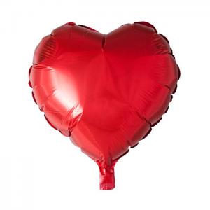 Foilballoon heartshape, 18'' - red - we fiesta