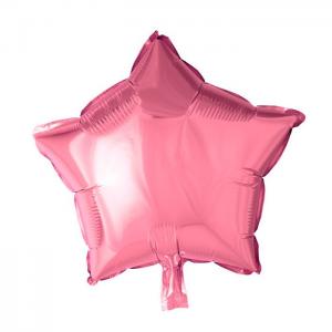 Foilballoon star, 18'' - pink - we fiesta