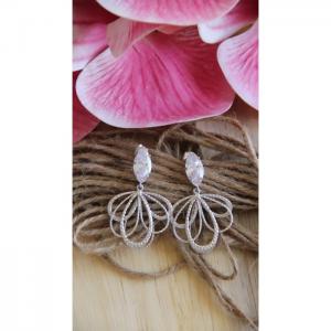 Matte Silver Earrings - Blombary Design
