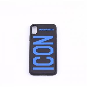 Dsquared2 high-tech items and accessories mobile cover men black and blue