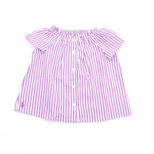 Ralph Lauren Shirts Casual Girls White And Purple