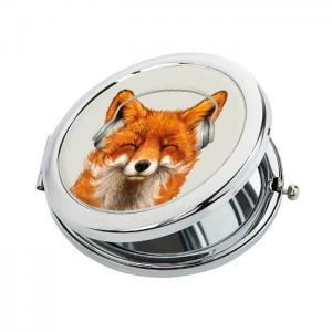 Pocket mirror ziz musical fox