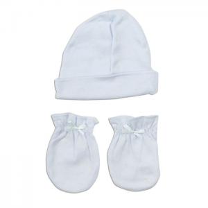 Bambini boys' cap and mittens 2 piece layette set