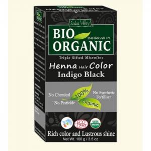 Bio Organic Henna Hair Color Indigo Black - Indus Valley
